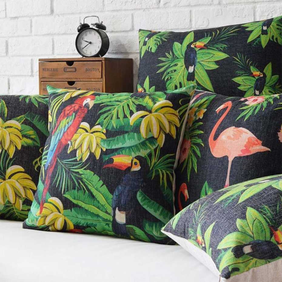 Декоративни възглавнички с палмови листа