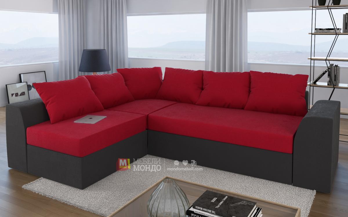 Ъглов диван в модерен стил на ниска цена онлайн