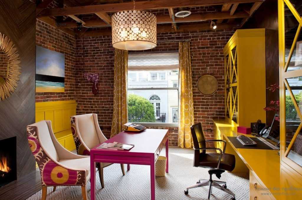 Мебели в жълт цвят-акцент в интериора