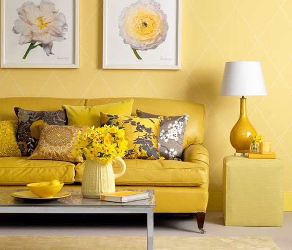 Интериор в жълт цвят-идеи и дизайн