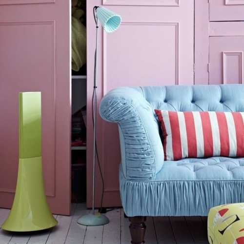 Идеи за обзавеждане на дома с цветни мебели и декор