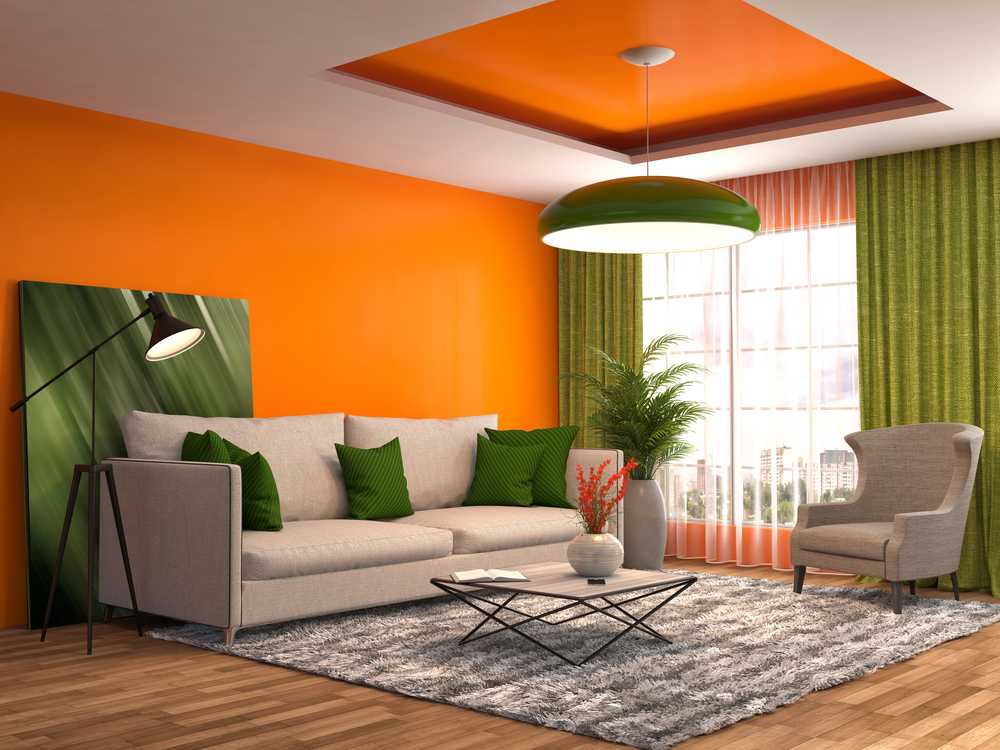 Идеи за дома - обзавеждане в оранжев цвят
