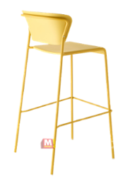 Бар стол Лиса, цвят горчица