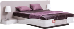 Легло със заоблени ръбове Аура