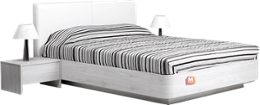 Легло със заоблени ръбове Бианка