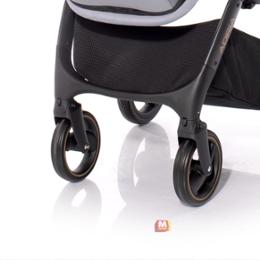 Бебешка количка ADRIA сива, комбинирана