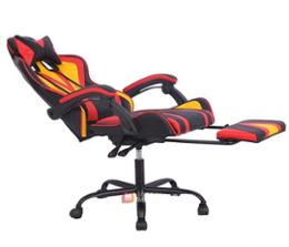 Геймърски стол Max Game червен/жълт