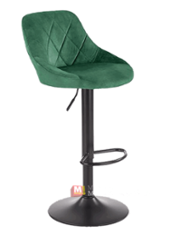 Бар стол Н-101, цвят зелен