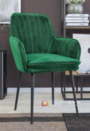 Трапезен стол Веко, зелен цвят