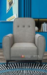 Кресло Миос сив цвят