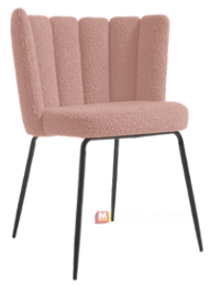 Стол Теди, пастелно розово