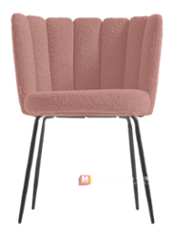 Стол Теди, пастелно розово