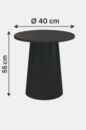 Помощна маса СТ 138, черна