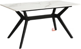 Маса ДТ 585 бял мрамор