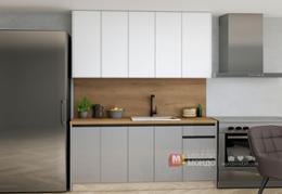 Кухня СОФИ LUX 2.00м бяло и сиво