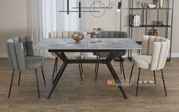 Маса ДТ 585 сив мрамор