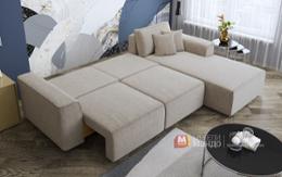 Бежов модерен ъглов диван Феликс