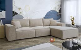 Бежов модерен ъглов диван Феликс