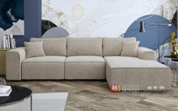 Бежов модерен ъглов диван Феликс