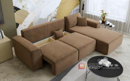 Ъглов диван Феликс цвят кафяв