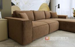 Ъглов диван Феликс цвят кафяв
