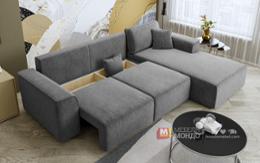 Сив диван за хол Феликс