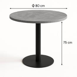 МАСА ДИА , цвят сив