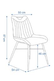 Столове ДС 1112, светло сиви