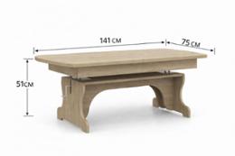 Маса с повдигащ механизъм Сити 6216