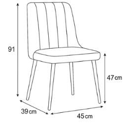 трапезен стол Алекса