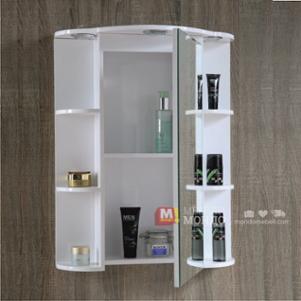 Горен шкаф за баня с огледало 2000, 55 см