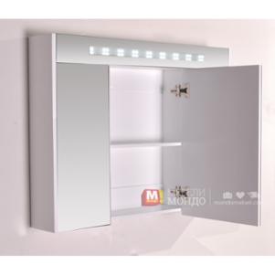 Горен шкаф за баня с ОГЛЕДАЛО 904650, 90 см 
