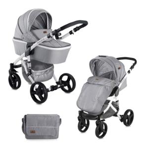 Бебешки колички RIMINI 2в1 Grey&Black DOTS