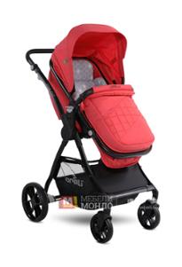 Детска количка STARLIGHT 2in1, червен цвят