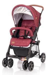 Детска количка TERRA, цвят червен