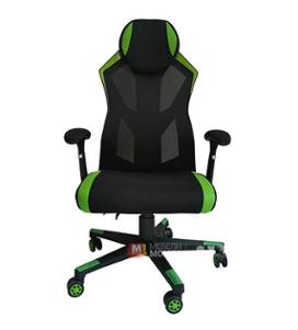 Геймърски стол Soft Game черно и зелено