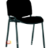 Посетителски стол Исо черен