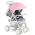 Сенник за детски колички Pink&White TRIANGLES