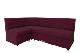 Ъглов диван за кухня Тирол цвят бордо